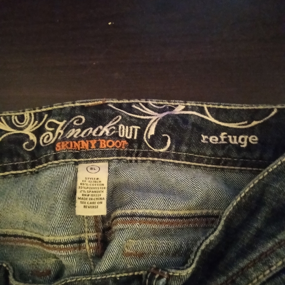 Knock out skinny boot refuge denim jeans - Picture 5 of 6